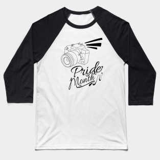 Pride month take a moment//Gift/Funny/Typo Baseball T-Shirt